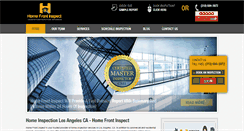 Desktop Screenshot of homefrontinspect.com